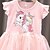 abordables Vestidos para Bebés-Niños Poco Chica Vestido Unicornio Vestido de una línea Diario Festivos Malla Estampado Azul Piscina Rosa Hasta la Rodilla Manga Corta Princesa Dulce Vestidos Primavera Verano Ajuste regular 2-8 años