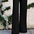 cheap Jumpsuits &amp; Rompers-Women&#039;s Jumpsuit Solid Color Elegant Shirt Collar Straight Party Prom Long Sleeve Regular Fit Black S M L Spring
