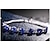 abordables Pulseras-Mujer Zirconia Cúbica Azul Lujoso Brazalete Moda Número Cobre Pulsera pulsera Azul Piscina Para Fiesta Regalo Diario Cita / Plateado / Diamante Sintético