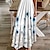 cheap Maxi Dresses-Women&#039;s Maxi long Dress A Line Dress Swing Dress White Short Sleeve Print Floral Spaghetti Strap Spring Summer Stylish Elegant Vacation 2022 S M L XL XXL 3XL / Casual Dress