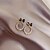 abordables Boucles d&#039;Oreille-1 paire Boucles d&#039;oreille Clou Femme Mariage sport Fiançailles Classique Alliage Mode