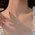abordables Collares-1 PC Collar Mujer Deporte Formal Pedida Clásico Legierung Pera
