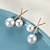 cheap Earrings-1 Pair Stud Earrings Women&#039;s Wedding Sport Engagement Classic Stainless Steel Fashion