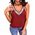 cheap Women&#039;s Tanks-Women&#039;s Tank Top Camis Plain Sparkly Sequins Party Holiday Weekend Streetwear Metallic Casual Sleeveless V Neck Black