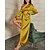 cheap Party Dresses-Women&#039;s Party Dress Satin Dress Gold Pure Color Long Sleeve Winter Fall Autumn Zipper Modern Deep V Party 2022 S M L XL XXL