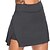 cheap Running &amp; Jogging Clothing-Women&#039;s Running Skirt Athletic Skorts Quick Dry Moisture Wicking 2 in 1 Liner Split Fitness Gym Workout Running Solid Colored Bottoms Black Gray Pink Sports Activewear Stretchy / Athleisure