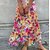 preiswerte Maxi-Kleider-Damen Casual kleid kleid lang Gelb Blumen Kurzarm Frühling Sommer Rüschen Urlaub V Ausschnitt 2023 S M L XL 2XL 3XL