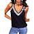 cheap Women&#039;s Tanks-Women&#039;s Tank Top Camis Plain Sparkly Party Holiday Weekend Sequins Black Sleeveless Streetwear Metallic Casual V Neck