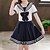 cheap Hoodies-Kids Girls&#039; T-shirt &amp; Shorts Shirt &amp; Skirt Clothing Set Short Sleeve 2 Pieces White Navy Blue Patchwork Bow Stripe School Cotton Active Daily 4-13 Years / Spring / Summer