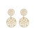 cheap Earrings-1 Pair Hoop Earrings Women&#039;s Street Gift Daily Hollow Out Alloy Holiday