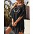 cheap Cover-Ups-Women&#039;s Swimwear Cover Up Beach Dress Normal Swimsuit Pure Color UV Protection Tassel Printing Hole Black White Beige Scoop Neck Bathing Suits Vacation Daily New