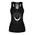 cheap Sport Athleisure-21Grams Women&#039;s Cowl Neck Yoga Top Galaxy Star Print Light Yellow Black Yoga Gym Workout Running Tank Top Sleeveless Sport Activewear Stretchy Breathable Quick Dry Comfortable