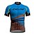 abordables Ropa de ciclismo-21Grams Hombre Manga Corta Maillot de ciclismo con culotte corto con tirantes MTB Bicicleta Montaña Ciclismo Carretera Blanco Verde Azul cielo A Lunares Bicicleta Licra Poliéster Trajes de Yoga