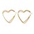 cheap Women&#039;s Jewelry-Chic &amp; Modern Gold Heart Earrings for Women Parties