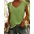 cheap Super Sale-Women&#039;s Basic Sleeveless V-Neck Summer Blouse