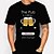 abordables Disfraces de Cosplay diario-Inspirado por Oktoberfest Cerveza Oktoberfest 100% Poliéster T-Shirt Animé Clásico Estilo callejero Anime Camiseta Para Hombre / Mujer / Pareja