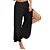 abordables Super Sale-Mujer Fresco Poliéster Letra Negro Blanco Básico Media cintura Yoga Casual Verano Primavera &amp; Otoño