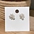 cheap Earrings-1 Pair Stud Earrings Women&#039;s Wedding Sport Engagement Classic Plastics Fashion