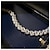 abordables Bracelets-Bracelet Cœur Femme Couple Clair Zircon Cœur Imitation de diamant Mode Bracelet Bijoux Blanche pour Soirée Cadeau du quotidien Rendez-vous Anniversaire