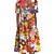 abordables Vestidos casuales-Mujer Vestido Midi Vestido de cambio Rojo Manga Corta Bolsillo Estampado Floral Cuello Barco Primavera Verano Elegante Casual 2022 Corte Ancho S M L XL XXL 3XL