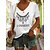 cheap Women&#039;s Tops-Women&#039;s T shirt Tee Graphic Patterned Vote Ruthless Pro Roe 1973 Casual Daily Short Sleeve T shirt Tee V Neck Patchwork Basic Essential White Gray Pink S