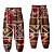 cheap Men&#039;s Bottoms-Men&#039;s Simple Chic &amp; Modern Jogger Trousers Track Pants Pants Micro-elastic Casual Daily Graphic Patterned Geometry Mid Waist Windproof Breathable Brown S M L XL XXL / Drawstring