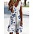 abordables Vestidos casuales-Mujer Vestido informal Mini vestido Blanco Floral Manga Corta Primavera Verano Frunce Elegante Escote en Pico 2023 S M L XL XXL 3XL
