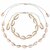 cheap Jewelry Sets-2pcs Jewelry Set Women&#039;s Daily Work Beach Geometrical Shell Weave
