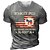 cheap Short Sleeve-Men&#039;s T shirt Tee Graphic Tees Funny T Shirts Crew Neck Graphic Prints National Flag Black Gray Army Green Navy Blue 3D Print Short Sleeve Print Outdoor Street Tops Vintage Sports Designer Casual