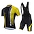 cheap Cycling Clothing-21Grams Men&#039;s Striped Cycling Jersey with Bib Shorts