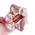 baratos Jóias para o Cabelo-1pç Mulheres Para Meninas Scrunchie Elásticos Para Clássico Tecido Imitações de Diamante Branco / Prateado Preto Rosa