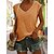 cheap Super Sale-Women&#039;s Basic Sleeveless V-Neck Summer Blouse