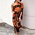 cheap Maxi Dresses-Women&#039;s Split Print One Shoulder Maxi long Dress Sexy Boho Long Sleeve Summer Spring