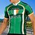 cheap Cycling Clothing-21Grams® Ireland National Flag Short Sleeve Men&#039;s Cycling Jersey - Green Bike Breathable Quick Dry Moisture Wicking Jersey Top Sports Terylene Summer Mountain Bike MTB Road Bike Cycling Clothing