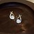 cheap Earrings-1 Pair Stud Earrings Hoop Earrings For Cubic Zirconia Women&#039;s Street Gift Daily Crossover Rhinestone Alloy