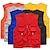 preiswerte Outdoor-Kleidung-Unisex Fishing Vest Outdoor Quick Dry Polyester Black Yellow Red