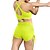 billige Yoga Sets-Dame Yogadrakt Yogasett 2 i 1 crossover Shorts SportsBH-er Treningsdrakt Svart Grønn Yoga &amp; Danse Sko Trening Treningsøkt Midjekontroll Rumpeløft Pustende Ermeløs Sport Sportsklær Elastisk