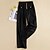 cheap Pants-Women&#039;s Chinos Pants Trousers Linen / Cotton Blend Beige White Black Fashion Mid Waist Baggy Casual Weekend Full Length Micro-elastic Plain Comfort S M L XL XXL / Loose Fit
