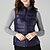 cheap Outdoor Clothing-Women&#039;s Sleeveless Hiking Vest Down Vest Winter Jacket Top Outdoor Winter Breathable Quick Dry Lightweight Sweat wicking Navy orange Wine Skiing Fishing Climbing