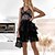 cheap Mini Dresses-Women&#039;s Party Dress Lace Dress Holiday Dress Mini Dress Black White Pink Floral Sleeveless Spring Summer Lace Fashion V Neck Party Birthday Evening Party 2023 S M L XL