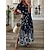 cheap Casual Dresses-Women&#039;s Floral Maxi Shift Dress