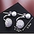 abordables Boucles d&#039;Oreille-1 paire Boucles d&#039;oreille Clou Femme Mariage sport Fiançailles Classique Cuivre Mode Mariage