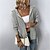 cheap Cardigans-Women&#039;s Cardigan Sweater Hooded Crochet Knit Polyester Knitted Fall Winter Outdoor Home Daily Stylish Casual Soft Long Sleeve Pure Color Pink Blue Khaki S M L