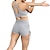 abordables Yoga Sets-Mujer Traje de yoga Conjunto de yoga 2 en 1 Transversal Bermudas Sujetadores de Deporte Trajes de Yoga Negro Verde Yoga Aptitud física Entrenamiento de gimnasio Control de barriga Levantamiento de