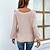 cheap Sweaters-Women&#039;s Sweater Pullover Halter Neck Crochet Knit Polyester Knitted Hole Fall Winter Outdoor Daily Going out Stylish Casual Soft Long Sleeve Solid Color Pink Khaki Beige S M L