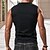 abordables Tank Tops-Homme Débardeur Top Maillot de Corps T-shirt sans manches Couleur unie Col V Plein Air du quotidien Sans Manches Vêtement Tenue Mode Design Décontractées Confortable