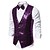 cheap Men's Jewelry-Men's Vest Gilet Wedding Party Party / Evening Going out Streetwear Casual Spring Fall Pocket Polyester Warm Quick Dry Solid Color Single Breasted V Neck Regular Fit Silver Black Red Royal Blue Vest