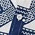 cheap Men&#039;s Shirts-Men&#039;s Shirt Graphic Shirt Turndown Geometric Vintage Blue Print Street Daily Button-Down Print Clothing Apparel Fashion Designer Casual Breathable / Short Sleeve / Short Sleeve