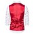 cheap Men's Jewelry-Men's Vest Gilet Wedding Party Party / Evening Going out Streetwear Casual Spring Fall Pocket Polyester Warm Quick Dry Solid Color Single Breasted V Neck Regular Fit Silver Black Red Royal Blue Vest
