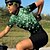 cheap Cycling Clothing-21Grams Women&#039;s Short Sleeve Cycling Jersey Bike Top with 3 Rear Pockets Breathable Quick Dry Moisture Wicking Mountain Bike MTB Road Bike Cycling Green Purple Yellow Spandex Polyester Floral